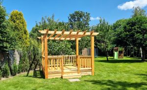 Pergola made from A Grade Siberian Larch